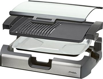 Steba VG200 BBQ Tischgrill mit Glasdeckel - 