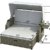 Strandkorb Cuxhaven in grau - beige Gartenmoebel Polyrattan mit Alu Gestell Neu Rattan Garten Gartenausstattung von Jet-Line - 