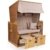 Strandkorb Deluxe Polyrattan Sylt Ostsee Volllieger inkl. 4 x Kissen XL120 cm Beige Uni Farben mit Schutzhülle - 