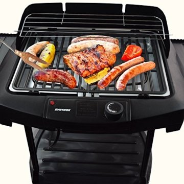Syntrox Germany STG-2200W Grill Barbecue BBQ Holzkohlegrill Grillwagen Standgrill Elektrogrill - 
