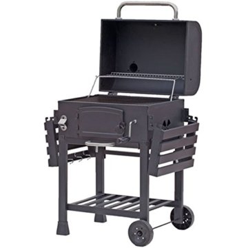 TAINO® XL Smoker BBQ GRILLWAGEN Holzkohle Grill Grillkamin Standgrill Räucherofen - 