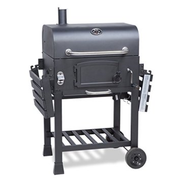 TAINO® XL Smoker BBQ GRILLWAGEN Holzkohle Grill Grillkamin Standgrill Räucherofen - 