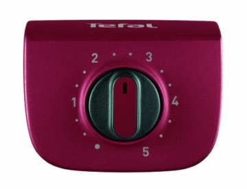 Tefal BG9018 EasyGrill mit herausnehmbaren Aluminium-Hitzereflektor, 2,200 W, schwarz / burgundrot - 