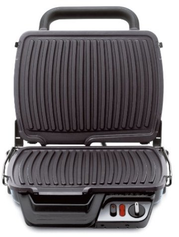 Tefal GC3060 Kontaktgrill 3-in-1 (2000 Watt, 19 x 31,5 cm) silber - 