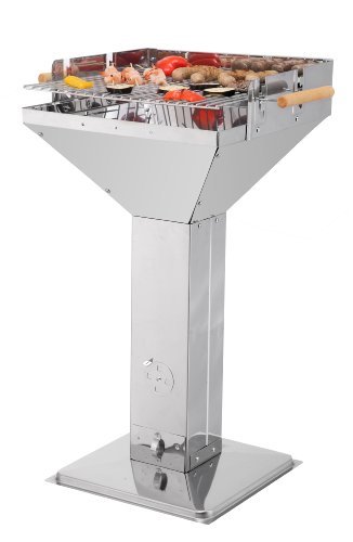 Tepro Holzkohlen Trichtergrill Vista, Silber - 