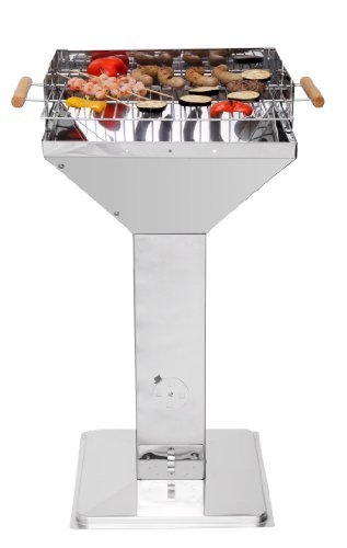 Tepro Holzkohlen Trichtergrill Vista, Silber - 