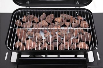 Tepro Lavasteingasgrill Irvine - Grillwagen mit Rollen, Schwarz - 