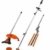 TIMBERPRO 5 in 1 Multifunktionsgartengerät, 52cc Benzinmotor, langer Stab, Inklusive Heckenschere, Rasentrimmer, Freischneider, Kettensäge und Verlängerungsstab - 