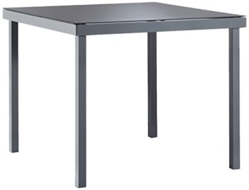 Ultranatura Aluminium Gartentisch, Korfu Serie, grau -