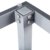 Ultranatura Aluminium Gartentisch, Korfu Serie, grau - 