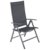 Ultranatura Aluminium Klappsessel, Korfu Serie - Basic, grau -