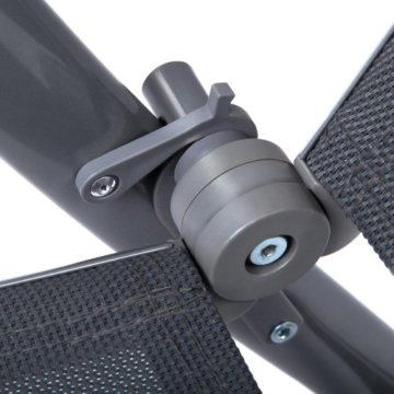 Ultranatura Aluminium Sonnenliege, Korfu Serie - Basic, grau - 