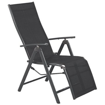 Ultranatura Aluminum Relaxsessel Korfu Plus, 73 x 60 x 112 cm, anthrazit - 