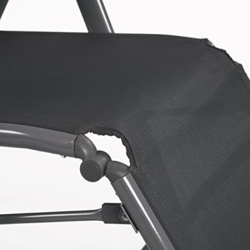 Ultranatura Aluminum Relaxsessel Korfu Plus, 73 x 60 x 112 cm, anthrazit - 