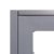 Vanage Alu Gartentisch Helsinki - Polywood Esstisch mit Aluminiumgestell - Tisch als Balkontisch und Terrassentisch nutzbar - Tischplatte mit Holzoptik, silber, 150 x 90 cm - 