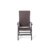 Vanage Gartenstuhl - Klappstuhl GS-geprüft & verstellbar - Garten-Möbel Outdoor Rattan-Sessel - hochwertiger Relaxsessel für Balkon & Terrasse, braun - 