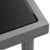 vidaXL Gartentisch Esstisch 150x90x74 cm schwarz - 