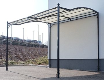 Wand Anbau Pavillon 3 x 2,5 Meter mit Dach Model Siena-7107 von AS-S - 