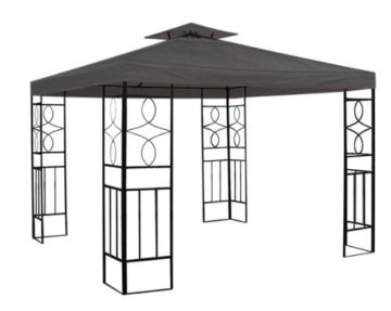 WASSERDICHT Pavillondach Anthrazit 2,98x2,98m Dach Pavillon Pavillion PVC -