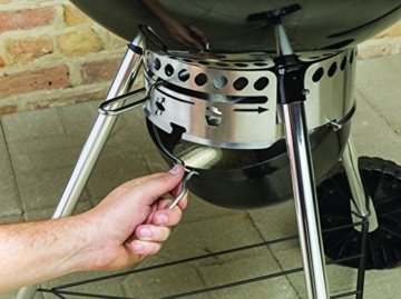 Weber 14501004 Grill, Master Touch 57cm - Holzkohle, 69x57x98 cm, schwarz - 