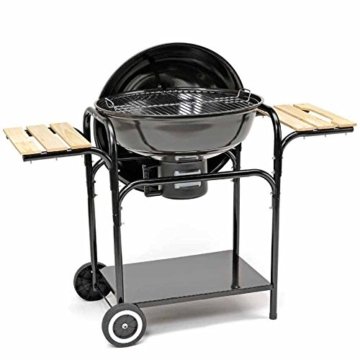 XXL 57cm Kugelgrill BBQ Grill Holzkohlegrill Grillwagen Smoker Kohlegrill NEU - 