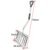 WOLTU #145 Schneeschaufel Schneeschieber Schneeschippe Aluminium Schaufel mit Thermogriff Länge:130cm(2751 Silber) - 