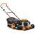FUXTEC Benzin Rasenmäher FX-RM5196 mit 51 cm GT Selbstantrieb leistungsstarker 196cc Motor Easy Clean 4in1 Motormäher mit 6PS / 4,4KW Mulchen Schnittbreite 51cm - 60L Grasfangkorb - 3