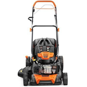 FUXTEC Benzin Rasenmäher FX-RM5196 mit 51 cm GT Selbstantrieb leistungsstarker 196cc Motor Easy Clean 4in1 Motormäher mit 6PS / 4,4KW Mulchen Schnittbreite 51cm - 60L Grasfangkorb - 4
