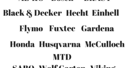Welche Rasenmäher Marken gibt es