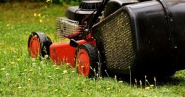 Benzin Rasenmäher mit elektrischem Anlasser