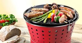Holzkohlegrill für innen