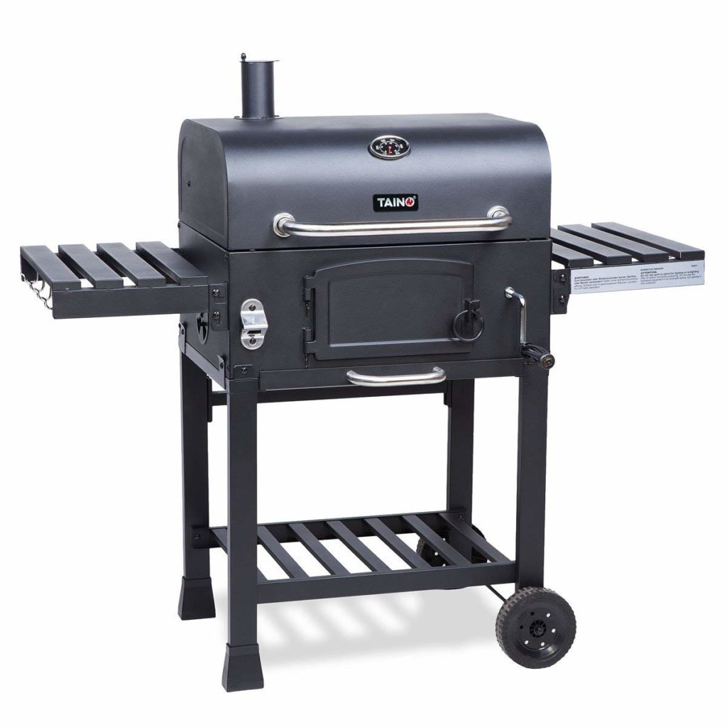 Holzkohlengrill Rollwagen