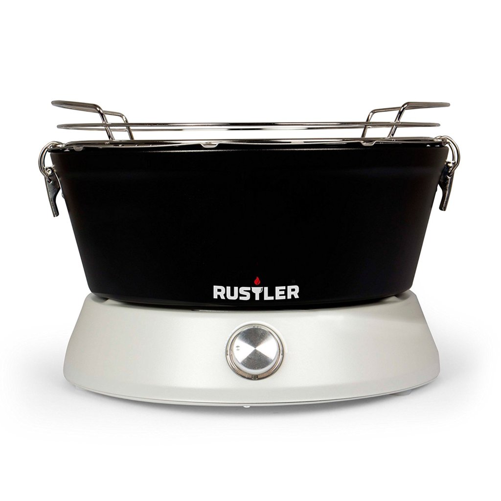Rustler Holzkohlegrill mit Belüftung