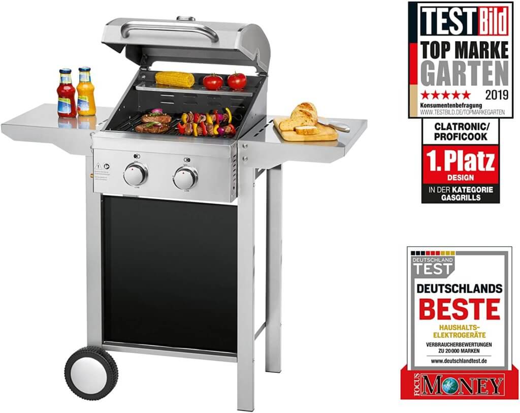 Edelstahl Gasgrill Test