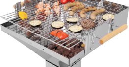 Holzkohlegrill Edelstahl