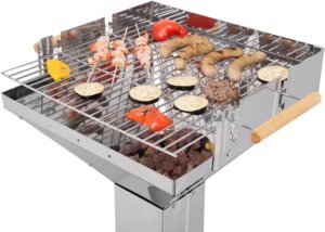 Holzkohlegrill Edelstahl