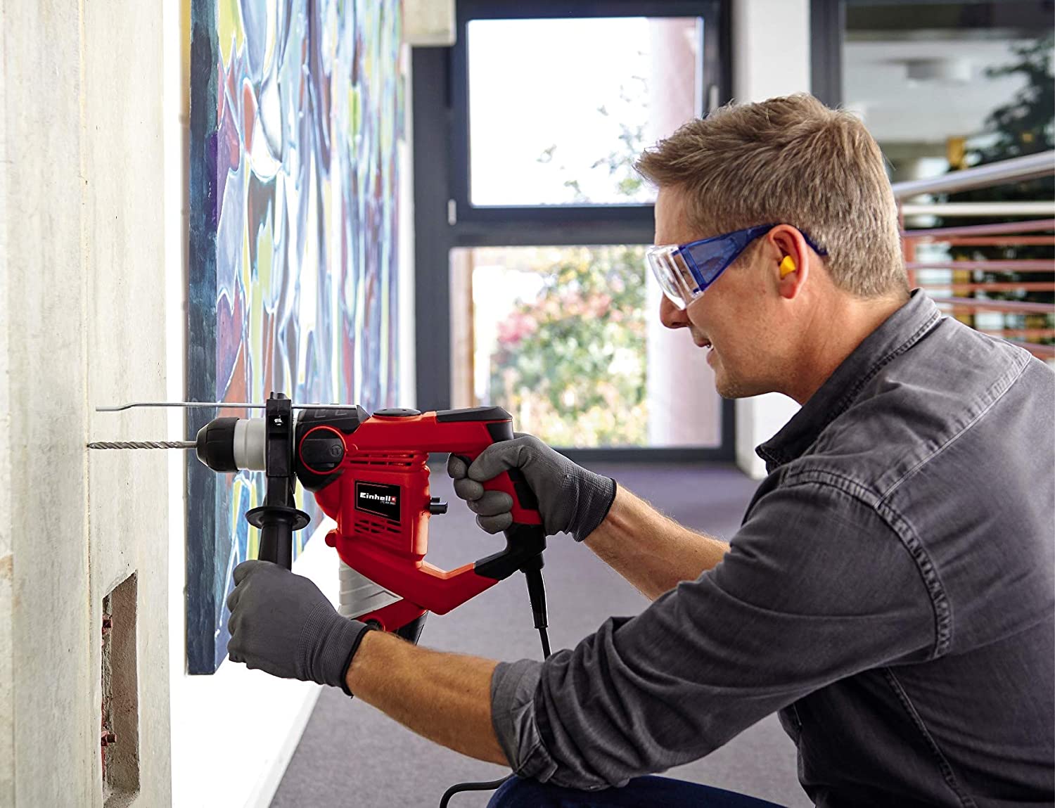 Einhell Sicherheit beim Stemmen
