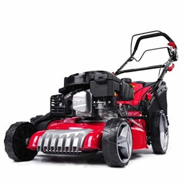 BRAST Benzin Rasenmäher 3,5kW (4,76PS)-5,2kW(7PS) RED LINE Radantrieb 46-51cm Schnittbreite 224ccm Stahlgehäuse 60L Fangkorb TÜV - 2