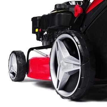 BRAST Benzin Rasenmäher 3,5kW (4,76PS)-5,2kW(7PS) RED LINE Radantrieb 46-51cm Schnittbreite 224ccm Stahlgehäuse 60L Fangkorb TÜV - 5