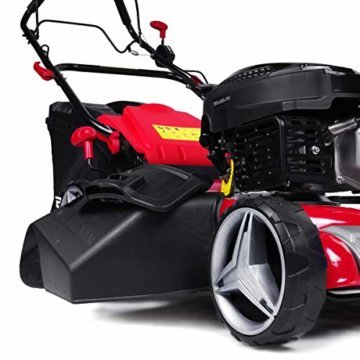BRAST Benzin Rasenmäher 3,5kW (4,76PS)-5,2kW(7PS) RED LINE Radantrieb 46-51cm Schnittbreite 224ccm Stahlgehäuse 60L Fangkorb TÜV - 6