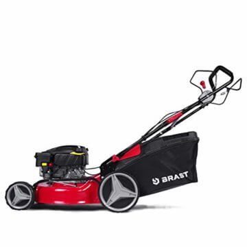 BRAST Benzin Rasenmäher 3,5kW (4,76PS)-5,2kW(7PS) RED LINE Radantrieb 46-51cm Schnittbreite 224ccm Stahlgehäuse 60L Fangkorb TÜV - 10