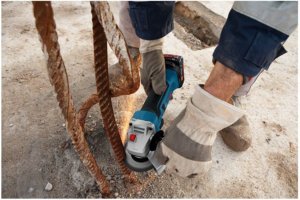 Bosch cordless angle grinder