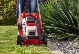 Einhell cordless lawn mower