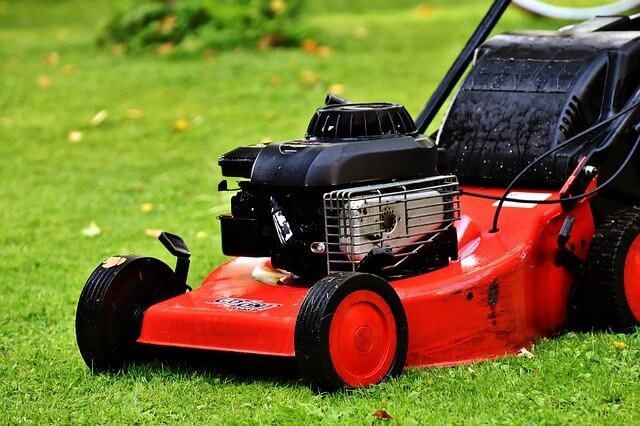 Petrol lawn mower