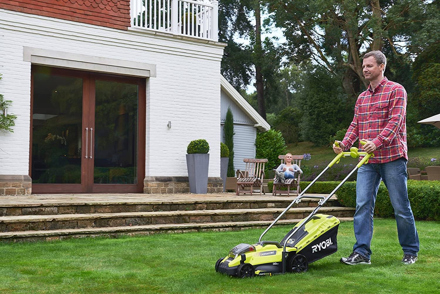 Ryobi cordless lawn mower