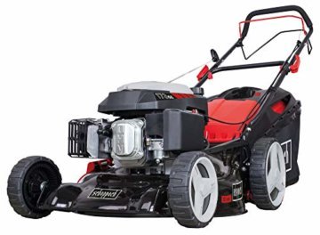 Scheppach MS173-51 Benzinrasenmäher inkl. Öl - 51cm Schnittbreite | Reinigungsfunktion | 65 Liter Fangkorb | Stahlgehäuse | 7-stufige Höhenverstellung | Mulchfunktion | Radantrieb | Seitenauswurf - 2