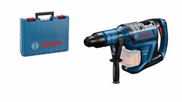 Bosch Professional BITURBO Akku Bohrhammer GBH 18V-45 C (Schlagenergie: 12,5 Joule, inkl. Connectivity-Modul + voreinstellbare Drehzahlstufen, ohne Akkus und Ladegerät, im Koffer) - 1
