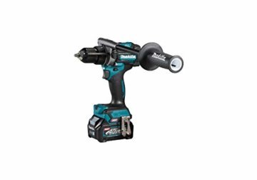 Makita HP001GM201 Schlagbohrmaschine 13 mm Brushless XGT + 2 Akkus 40 V max 4 Ah Li-Ion BL4040 + Ladegerät DC40RA + Makpac, Blue/Black - 2