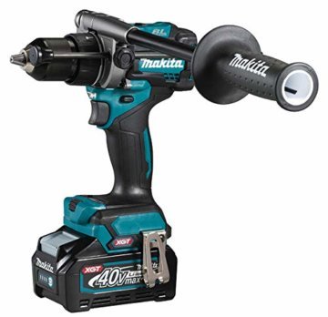 Makita HP001GM201 Schlagbohrmaschine 13 mm Brushless XGT + 2 Akkus 40 V max 4 Ah Li-Ion BL4040 + Ladegerät DC40RA + Makpac, Blue/Black - 3