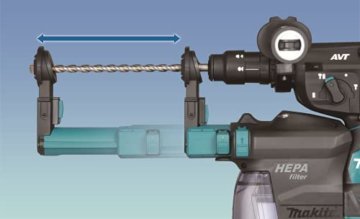 Makita HR004GZ Kombihammer SDS+ 40 V max. (ohne Akku, ohne Ladegerät) - 2